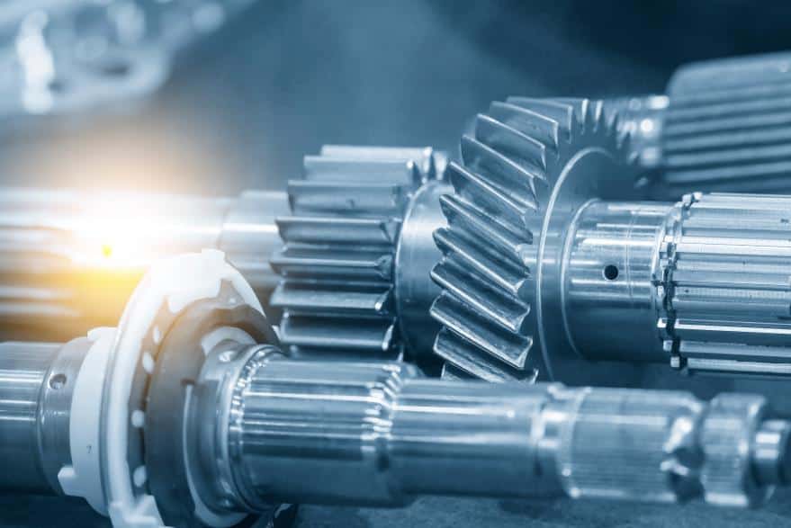 Close-up image showcasing torque transmission gear spare parts